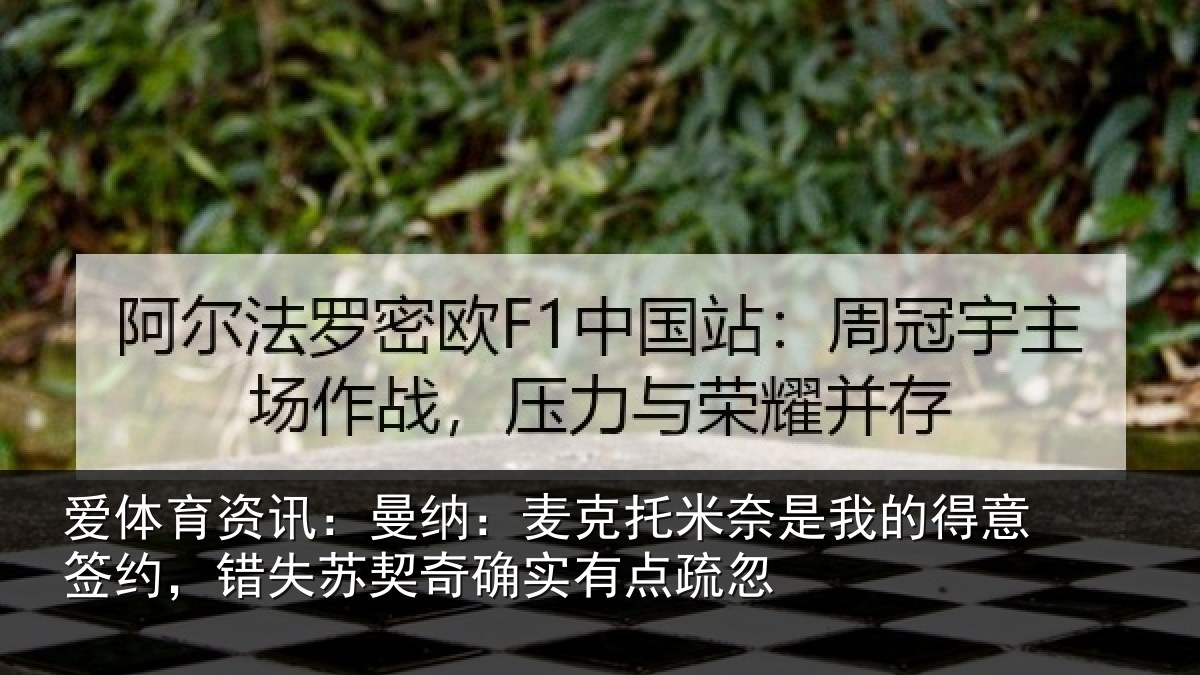 爱体育资讯：曼纳：麦克托米奈是我的得意签约，错失苏契奇确实有点疏忽