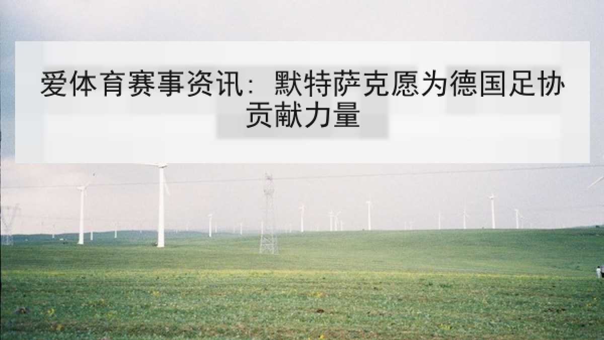 爱体育赛事资讯: 默特萨克愿为德国足协贡献力量